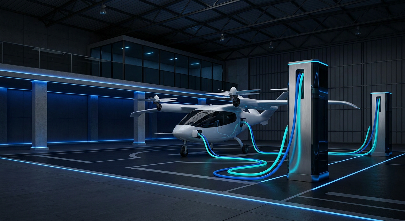 Estación de carga eVTOL