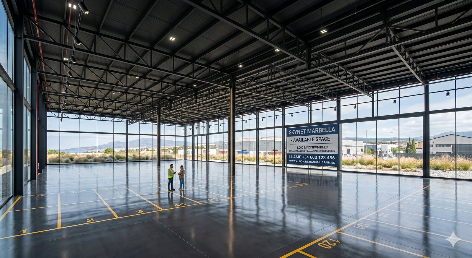 Hangar comercial diáfano